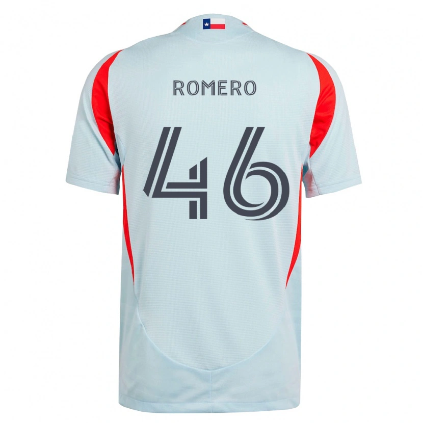Danxen Herren Isaac Romero #46 Dunkelgrau Weiß Rot Auswärtstrikot Trikot 2026/27 T-Shirt Österreich