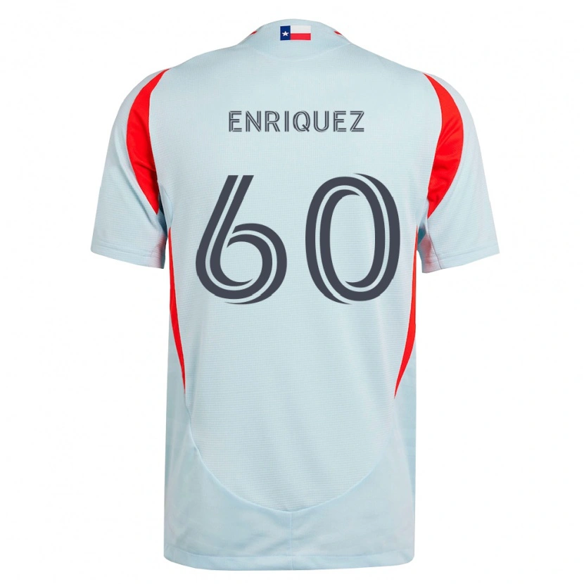 Danxen Herren Fabian Enriquez #60 Dunkelgrau Weiß Rot Auswärtstrikot Trikot 2026/27 T-Shirt Österreich