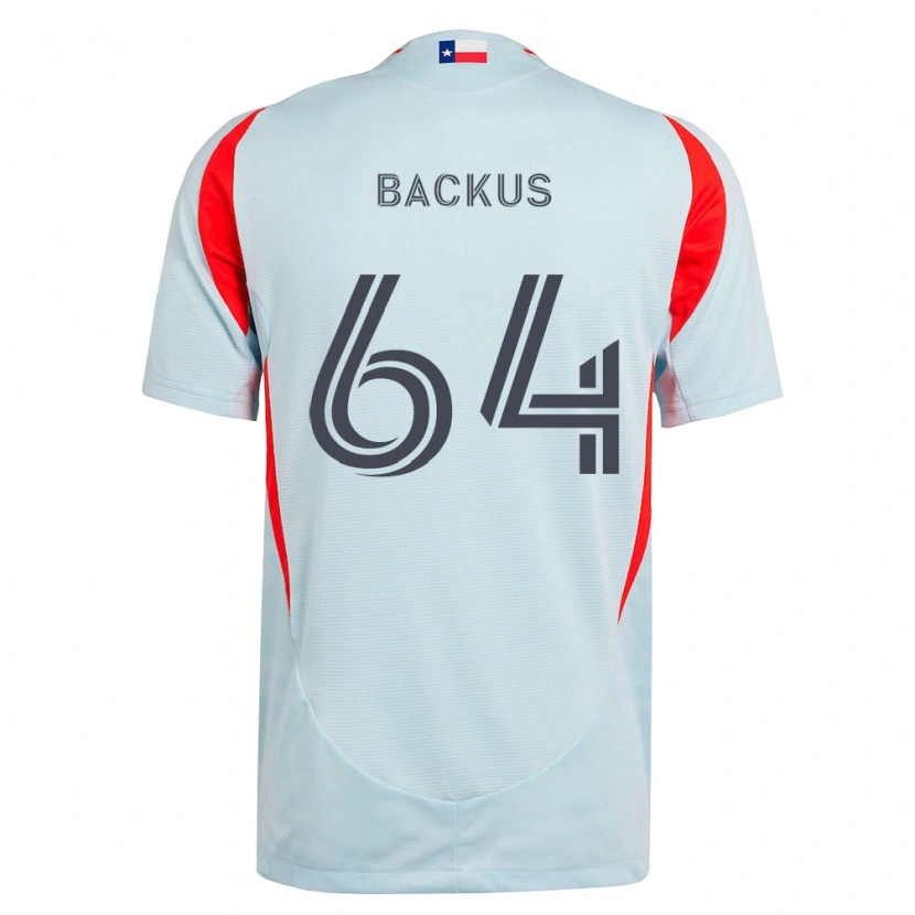 Danxen Herren Braeden Backus #64 Dunkelgrau Weiß Rot Auswärtstrikot Trikot 2026/27 T-Shirt Österreich