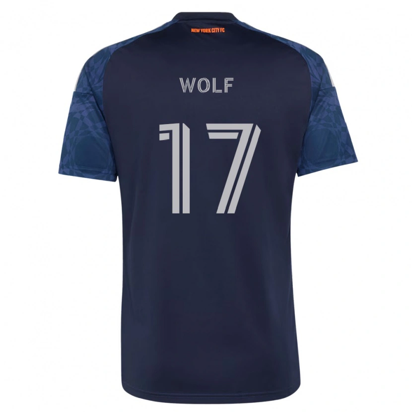 Danxen Herren Hannes Wolf #17 Tiefblau Weiß Auswärtstrikot Trikot 2026/27 T-Shirt Österreich