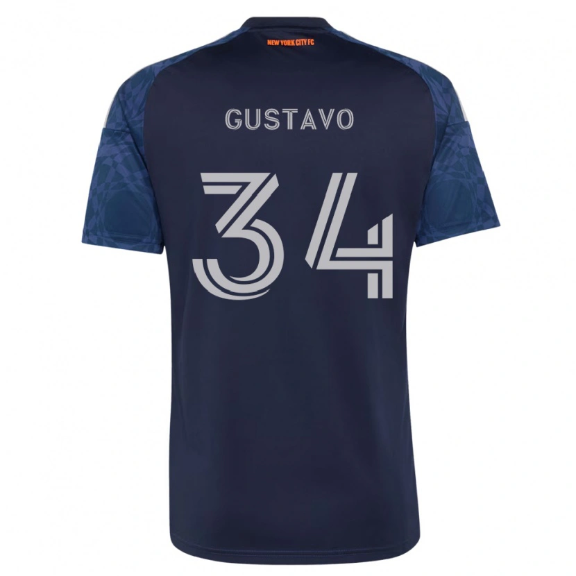 Danxen Herren Raul Gustavo #34 Tiefblau Weiß Auswärtstrikot Trikot 2026/27 T-Shirt Österreich