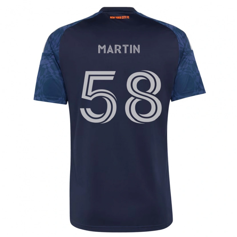 Danxen Herren Eóin Martin #58 Tiefblau Weiß Auswärtstrikot Trikot 2026/27 T-Shirt Österreich