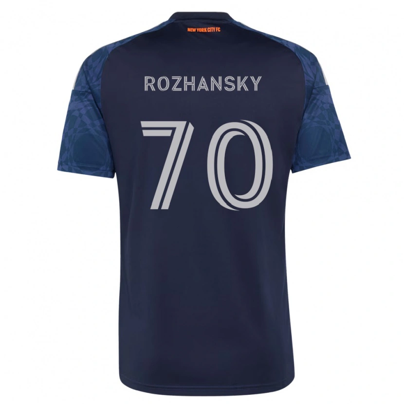 Danxen Herren Jake Rozhansky #70 Tiefblau Weiß Auswärtstrikot Trikot 2026/27 T-Shirt Österreich