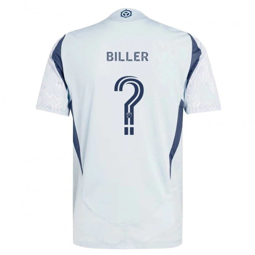Danxen Herren Dempsey Biller #0 Blau Grau Weiß Auswärtstrikot Trikot 2026/27 T-Shirt Österreich