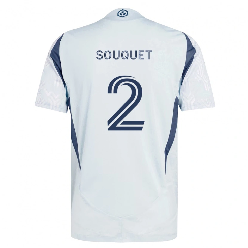 Danxen Herren Arnaud Souquet #2 Blau Grau Weiß Auswärtstrikot Trikot 2026/27 T-Shirt Österreich