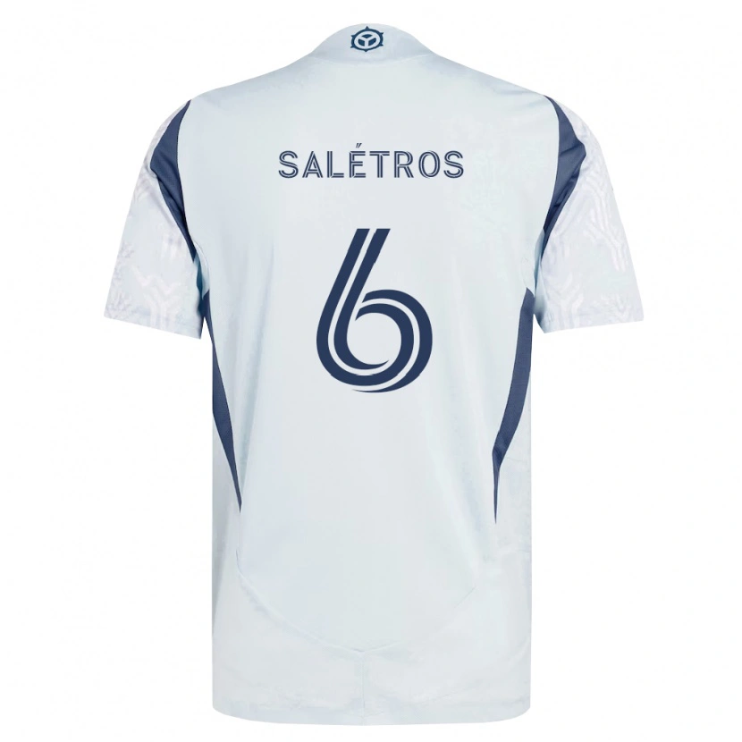 Danxen Herren Anton Salétros #6 Blau Grau Weiß Auswärtstrikot Trikot 2026/27 T-Shirt Österreich