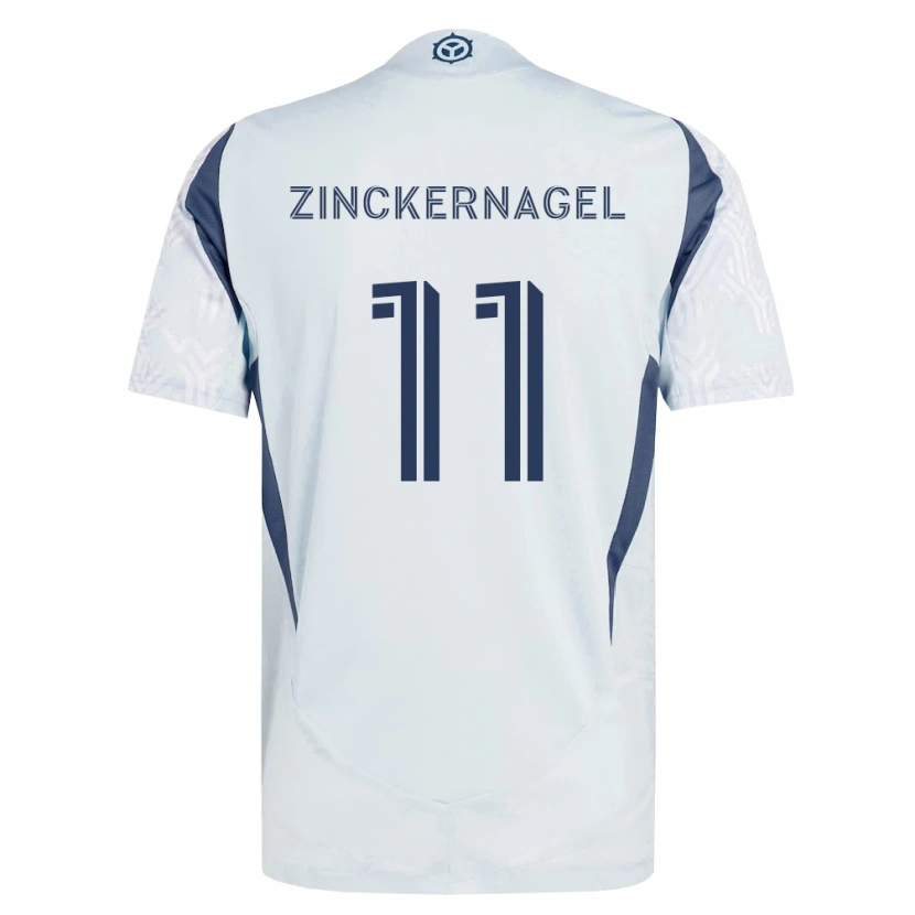 Danxen Herren Philip Zinckernagel #11 Blau Grau Weiß Auswärtstrikot Trikot 2026/27 T-Shirt Österreich