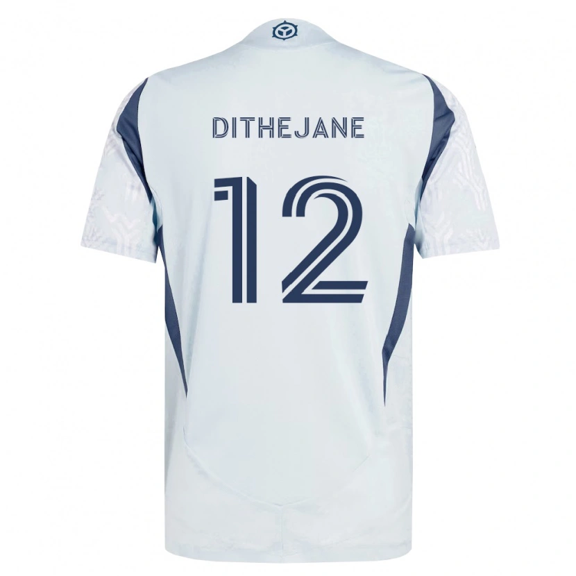 Danxen Herren Puso Dithejane #12 Blau Grau Weiß Auswärtstrikot Trikot 2026/27 T-Shirt Österreich