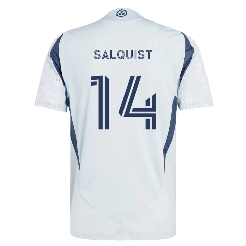 Danxen Herren Tobias Salquist #14 Blau Grau Weiß Auswärtstrikot Trikot 2026/27 T-Shirt Österreich
