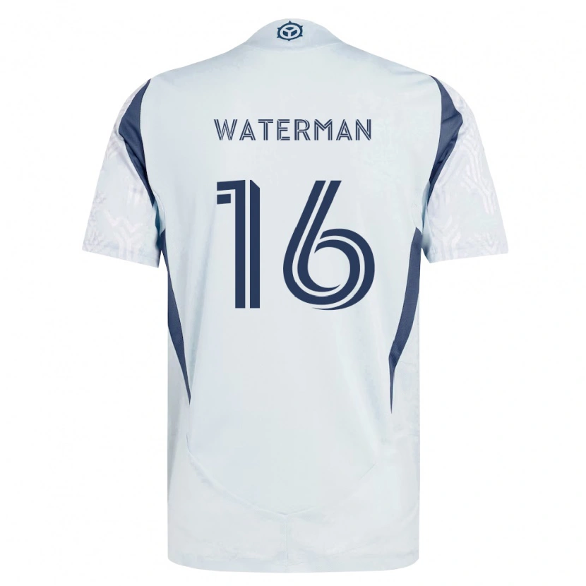 Danxen Herren Joel Waterman #16 Blau Grau Weiß Auswärtstrikot Trikot 2026/27 T-Shirt Österreich