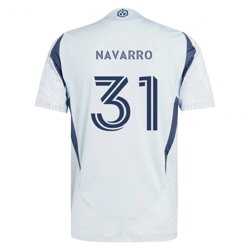 Danxen Herren Federico Navarro #31 Blau Grau Weiß Auswärtstrikot Trikot 2026/27 T-Shirt Österreich