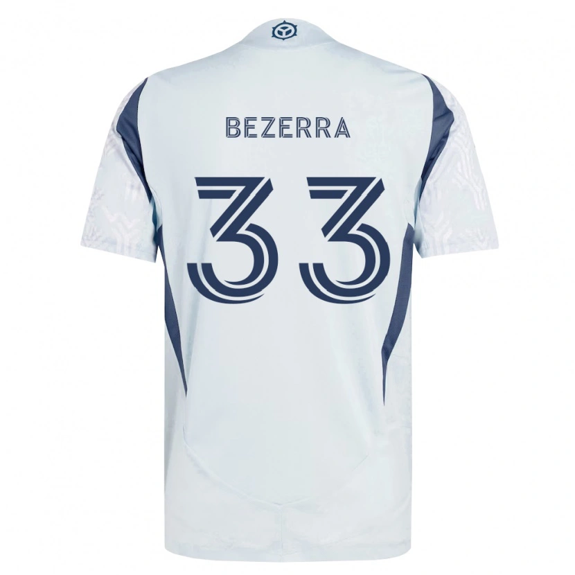 Danxen Herren Victor Bezerra #33 Blau Grau Weiß Auswärtstrikot Trikot 2026/27 T-Shirt Österreich