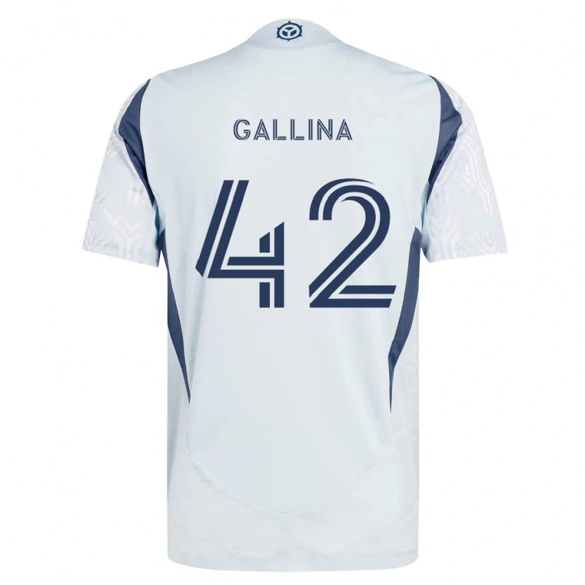 Danxen Herren Henrique Gallina #42 Blau Grau Weiß Auswärtstrikot Trikot 2026/27 T-Shirt Österreich
