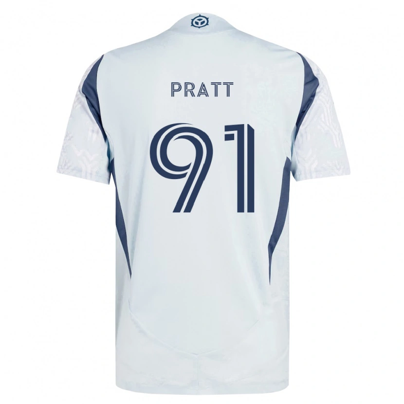 Danxen Herren Owen Pratt #91 Blau Grau Weiß Auswärtstrikot Trikot 2026/27 T-Shirt Österreich