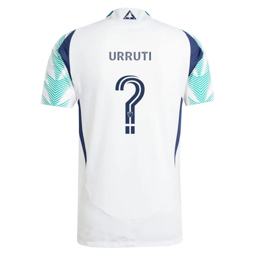 Danxen Herren Maximiliano Urruti #0 Weiß Marineblau Hellgrün Auswärtstrikot Trikot 2026/27 T-Shirt Österreich