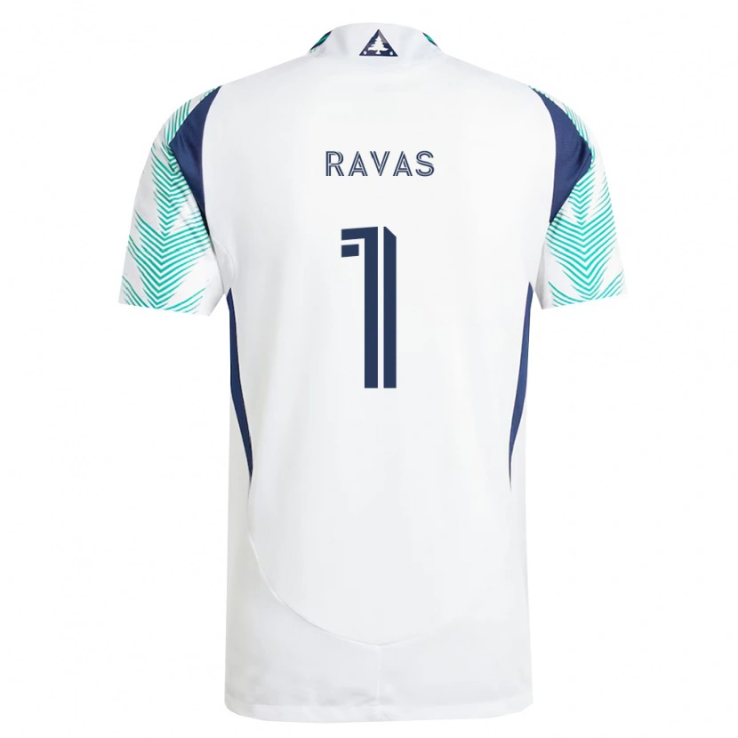 Danxen Herren Henrich Ravas #1 Weiß Marineblau Hellgrün Auswärtstrikot Trikot 2026/27 T-Shirt Österreich