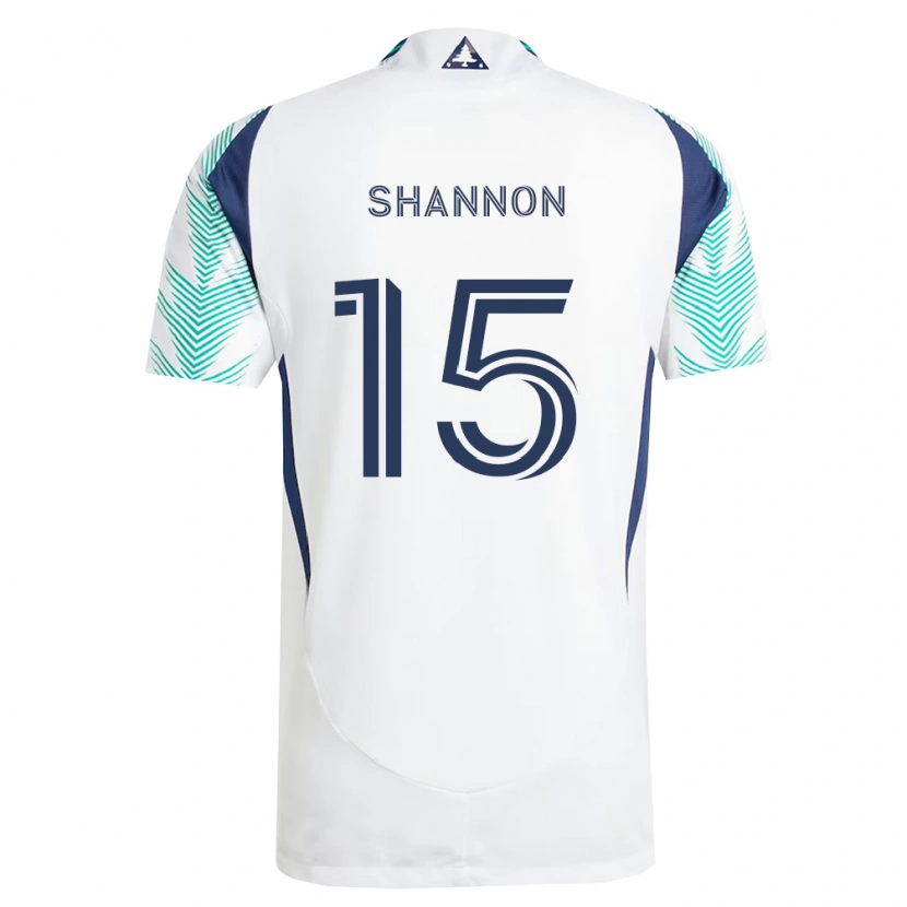 Danxen Herren Jake Shannon #15 Weiß Marineblau Hellgrün Auswärtstrikot Trikot 2026/27 T-Shirt Österreich