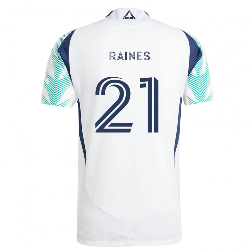 Danxen Herren Brooklyn Raines #21 Weiß Marineblau Hellgrün Auswärtstrikot Trikot 2026/27 T-Shirt Österreich