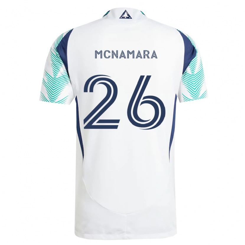 Danxen Herren Tommy Mcnamara #26 Weiß Marineblau Hellgrün Auswärtstrikot Trikot 2026/27 T-Shirt Österreich