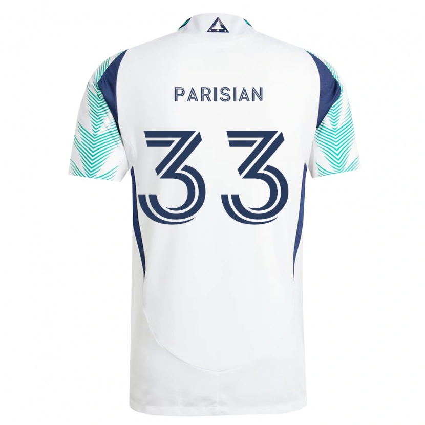 Danxen Herren Donovan Parisian #33 Weiß Marineblau Hellgrün Auswärtstrikot Trikot 2026/27 T-Shirt Österreich