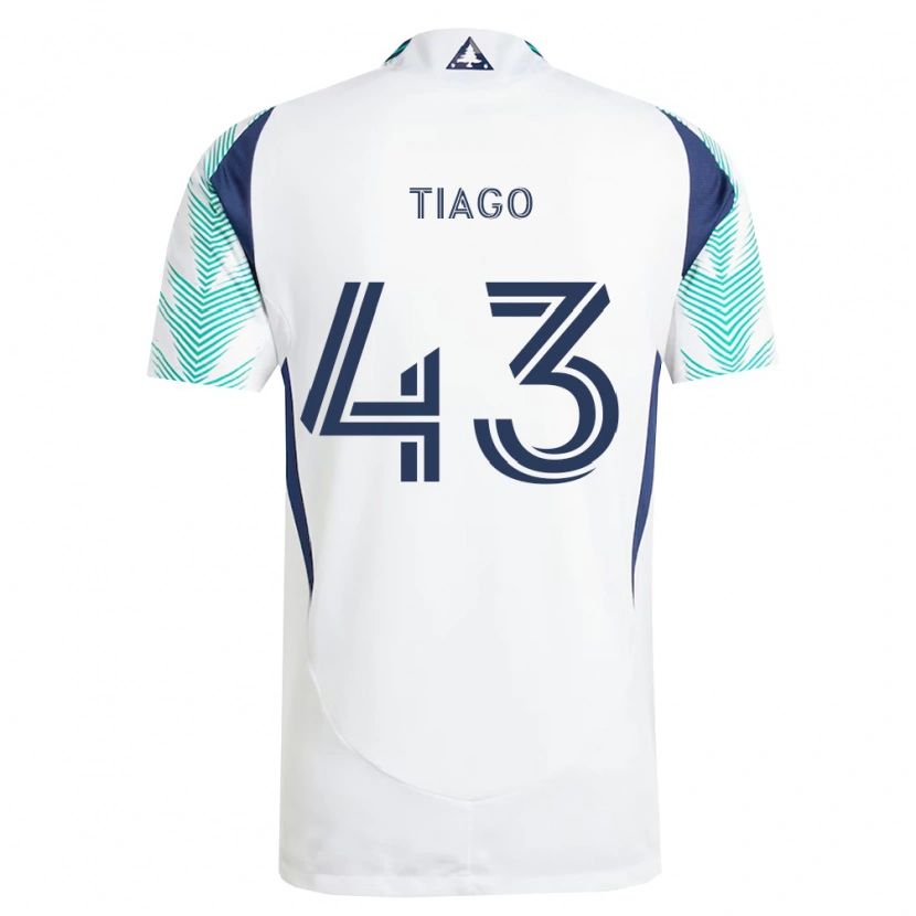 Danxen Herren Santiago Suárez #43 Weiß Marineblau Hellgrün Auswärtstrikot Trikot 2026/27 T-Shirt Österreich