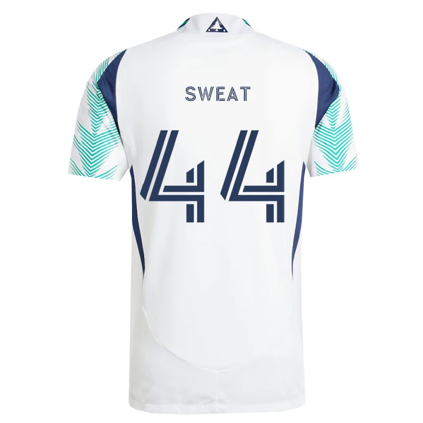 Danxen Herren Ben Sweat #44 Weiß Marineblau Hellgrün Auswärtstrikot Trikot 2026/27 T-Shirt Österreich
