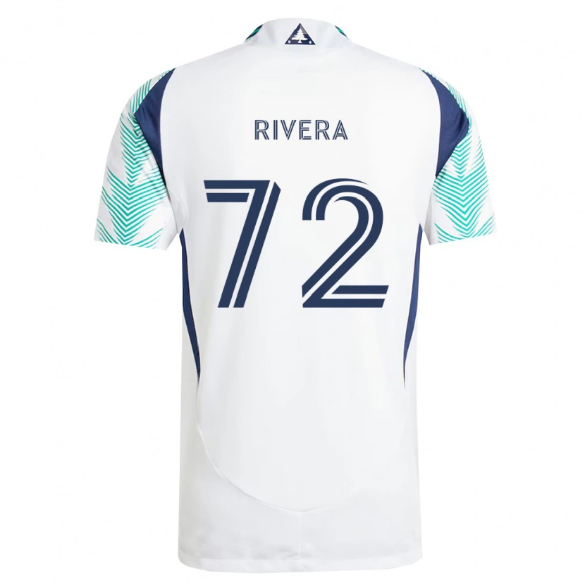 Danxen Herren Damián Rivera #72 Weiß Marineblau Hellgrün Auswärtstrikot Trikot 2026/27 T-Shirt Österreich