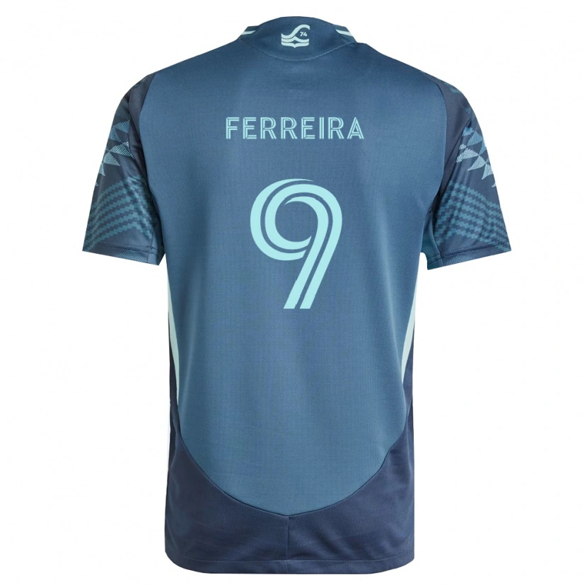 Danxen Herren Jesús Ferreira #9 Marineblau Grün Auswärtstrikot Trikot 2026/27 T-Shirt Österreich