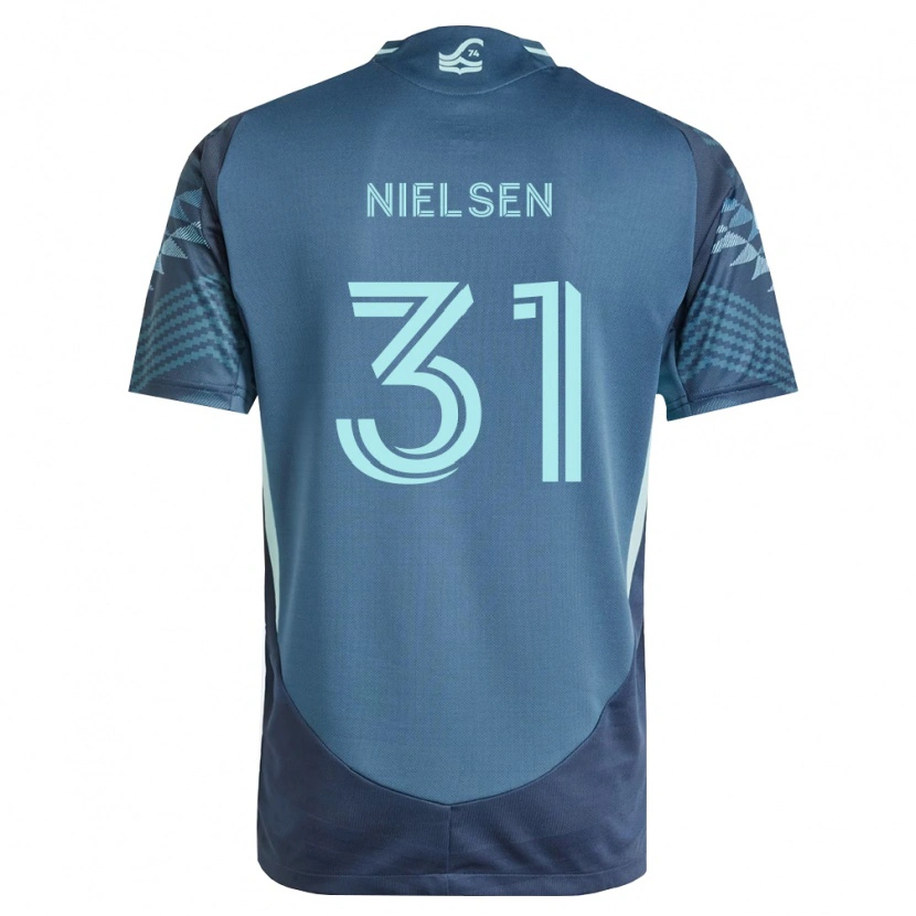 Danxen Herren Madeline Nielsen #31 Marineblau Grün Auswärtstrikot Trikot 2026/27 T-Shirt Österreich