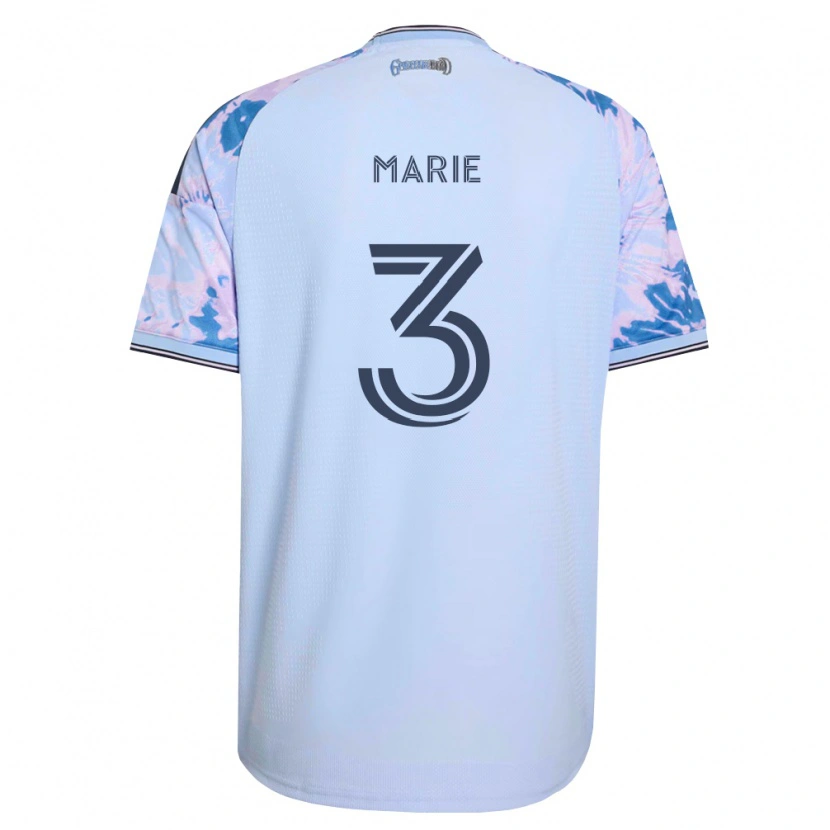 Danxen Herren Paul Marie #3 Königsblau Weiß Schwarz Auswärtstrikot Trikot 2026/27 T-Shirt Österreich