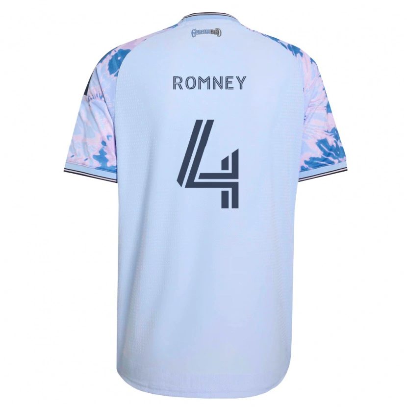 Danxen Herren Dave Romney #4 Königsblau Weiß Schwarz Auswärtstrikot Trikot 2026/27 T-Shirt Österreich