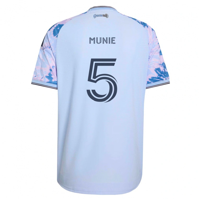 Danxen Herren Daniel Munie #5 Königsblau Weiß Schwarz Auswärtstrikot Trikot 2026/27 T-Shirt Österreich