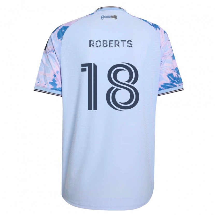 Danxen Herren Reid Roberts #18 Königsblau Weiß Schwarz Auswärtstrikot Trikot 2026/27 T-Shirt Österreich