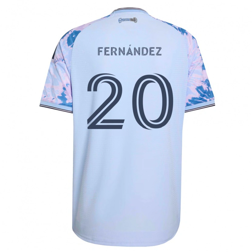 Danxen Herren Nick Fernández #20 Königsblau Weiß Schwarz Auswärtstrikot Trikot 2026/27 T-Shirt Österreich