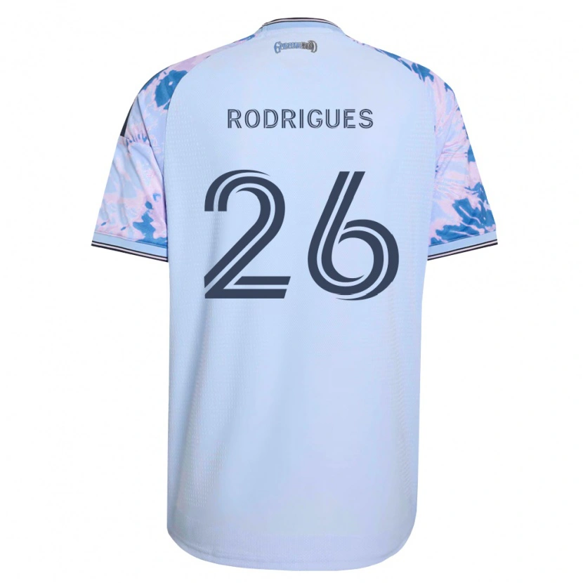 Danxen Herren Rodrigues #26 Königsblau Weiß Schwarz Auswärtstrikot Trikot 2026/27 T-Shirt Österreich