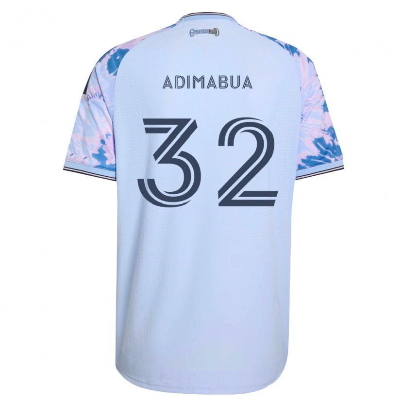 Danxen Herren Nonso Adimabua #32 Königsblau Weiß Schwarz Auswärtstrikot Trikot 2026/27 T-Shirt Österreich