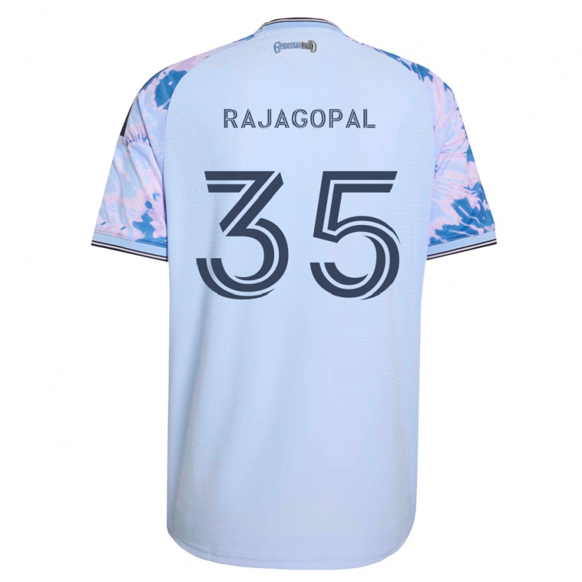 Danxen Herren Rohan Rajagopal #35 Königsblau Weiß Schwarz Auswärtstrikot Trikot 2026/27 T-Shirt Österreich