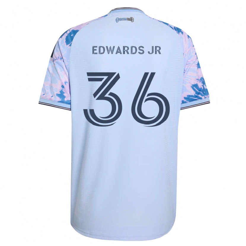 Danxen Herren Earl Edwards Jr. #36 Königsblau Weiß Schwarz Auswärtstrikot Trikot 2026/27 T-Shirt Österreich