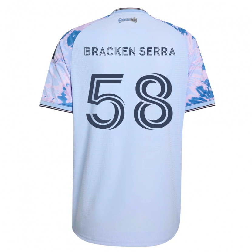 Danxen Herren Gabriel Bracken Serra #58 Königsblau Weiß Schwarz Auswärtstrikot Trikot 2026/27 T-Shirt Österreich