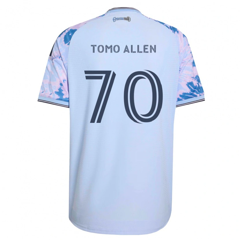 Danxen Herren Tomo Allen #70 Königsblau Weiß Schwarz Auswärtstrikot Trikot 2026/27 T-Shirt Österreich