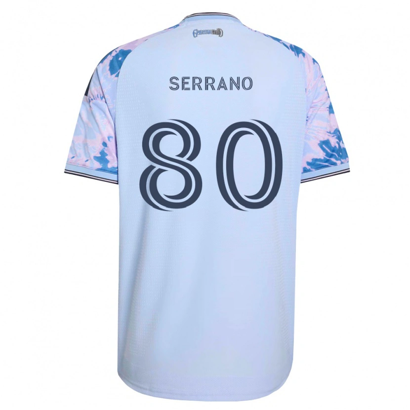 Danxen Herren David Serrano #80 Königsblau Weiß Schwarz Auswärtstrikot Trikot 2026/27 T-Shirt Österreich