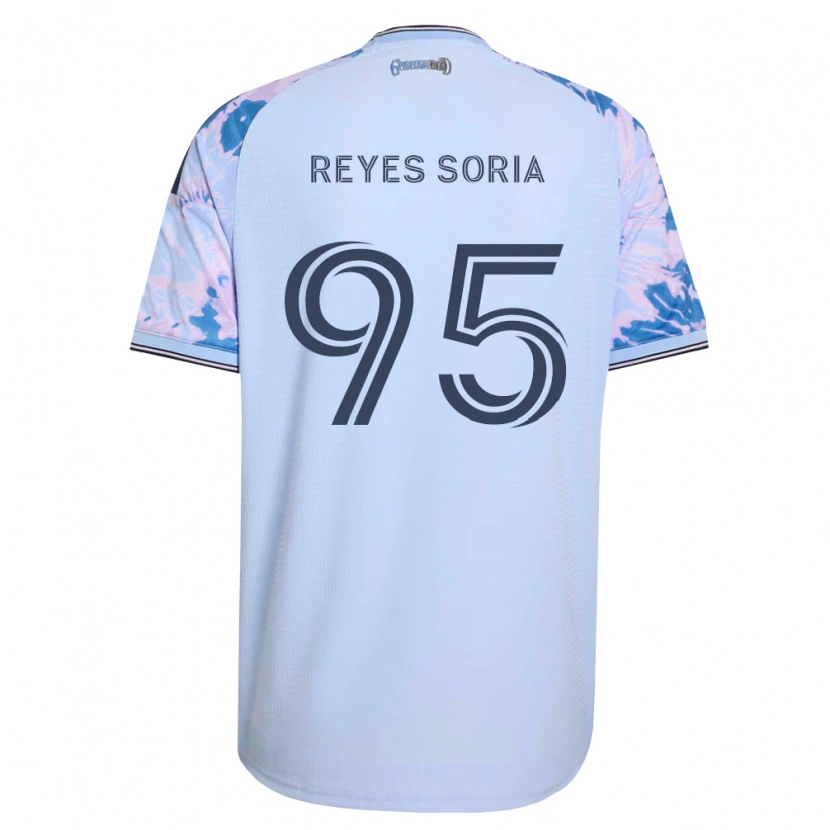 Danxen Herren Randhu Reyes Soria #95 Königsblau Weiß Schwarz Auswärtstrikot Trikot 2026/27 T-Shirt Österreich