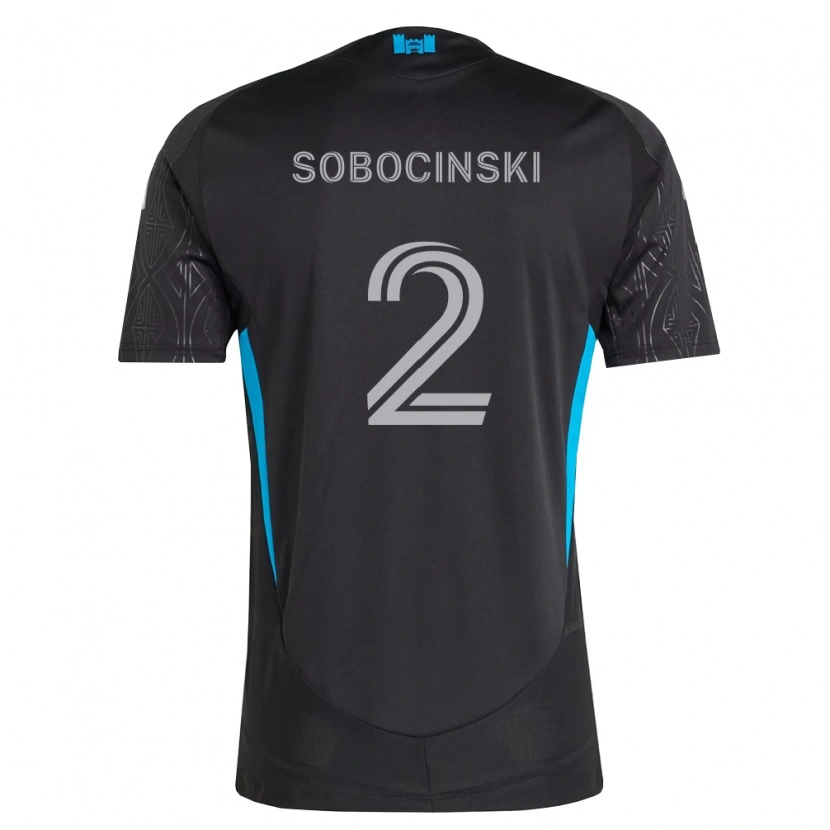 Danxen Herren Jan Sobocinski #2 Schwarz Weiß Himmelblau Auswärtstrikot Trikot 2026/27 T-Shirt Österreich