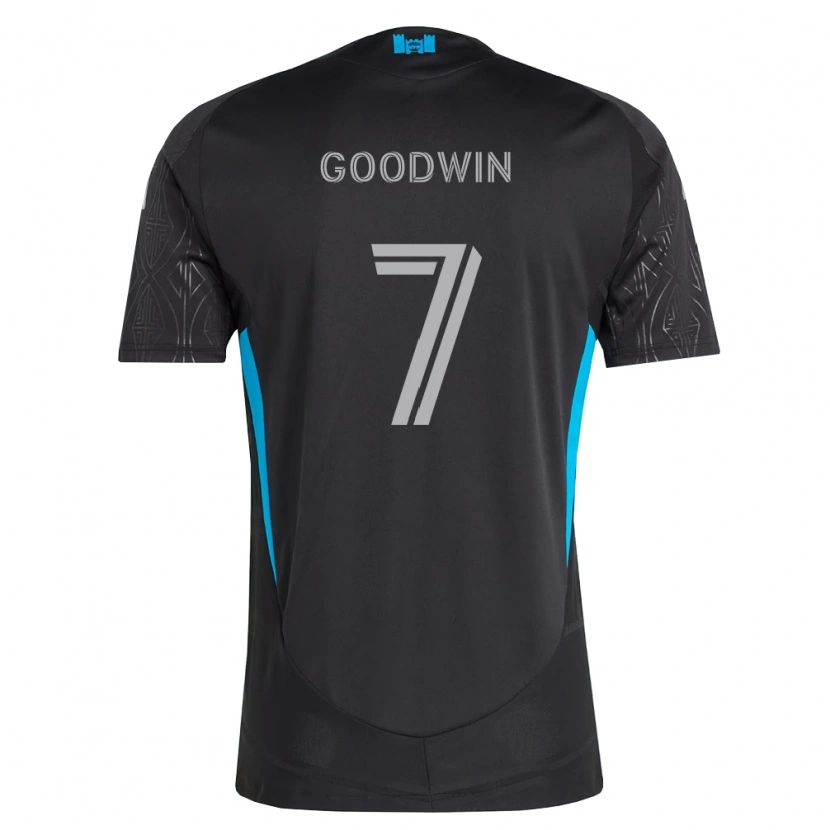 Danxen Herren Archie Goodwin #7 Schwarz Weiß Himmelblau Auswärtstrikot Trikot 2026/27 T-Shirt Österreich