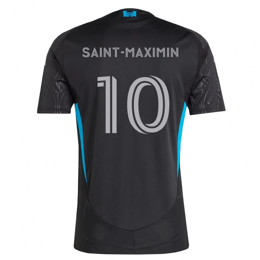 Danxen Herren Allan Saint-Maximin #10 Schwarz Weiß Himmelblau Auswärtstrikot Trikot 2026/27 T-Shirt Österreich
