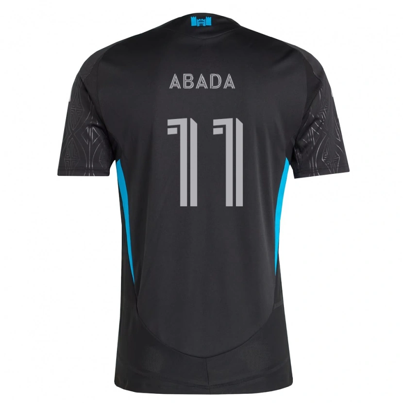 Danxen Herren Liel Abada #11 Schwarz Weiß Himmelblau Auswärtstrikot Trikot 2026/27 T-Shirt Österreich