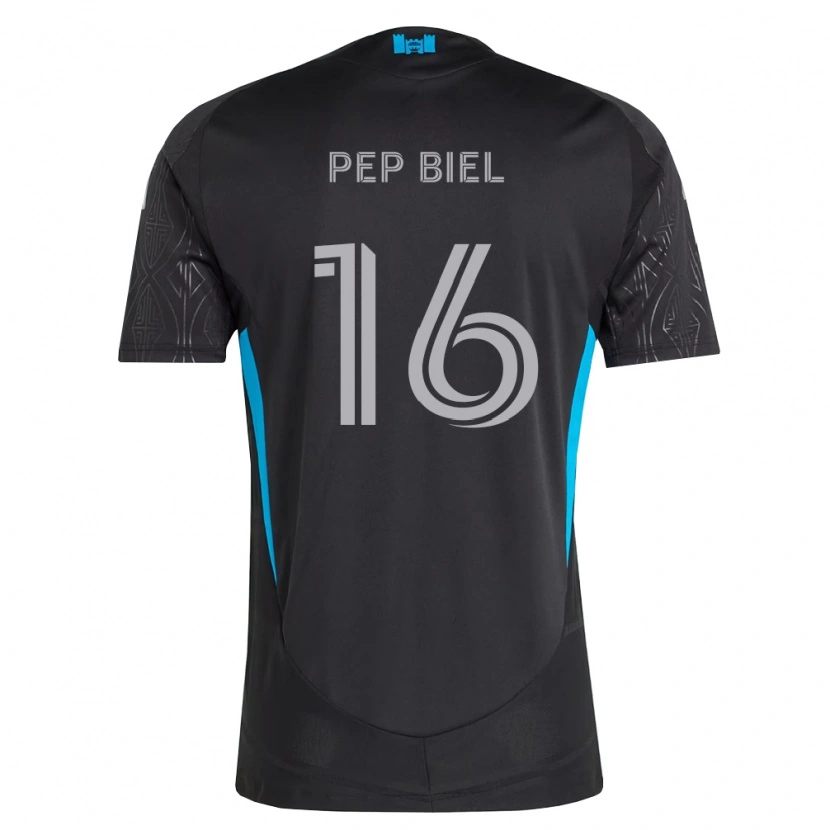 Danxen Herren Pep Biel #16 Schwarz Weiß Himmelblau Auswärtstrikot Trikot 2026/27 T-Shirt Österreich