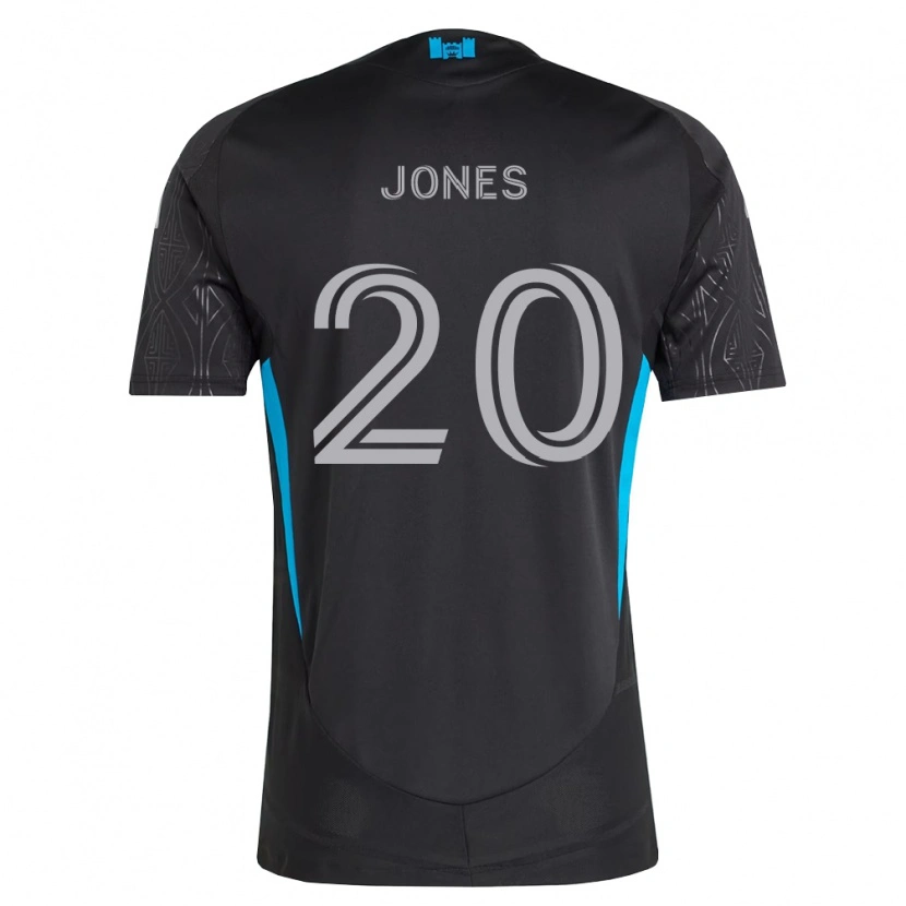 Danxen Herren Derrick Jones #20 Schwarz Weiß Himmelblau Auswärtstrikot Trikot 2026/27 T-Shirt Österreich