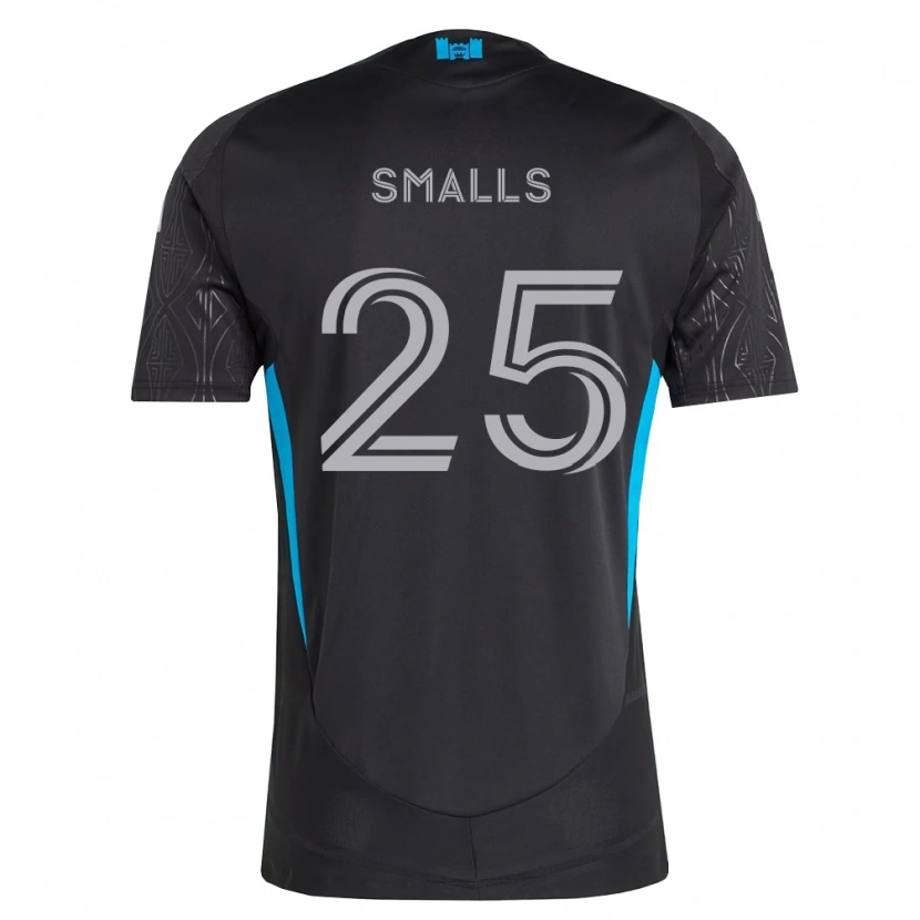 Danxen Herren Tyger Smalls #25 Schwarz Weiß Himmelblau Auswärtstrikot Trikot 2026/27 T-Shirt Österreich