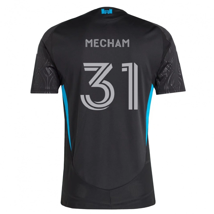 Danxen Herren Jake Mecham #31 Schwarz Weiß Himmelblau Auswärtstrikot Trikot 2026/27 T-Shirt Österreich